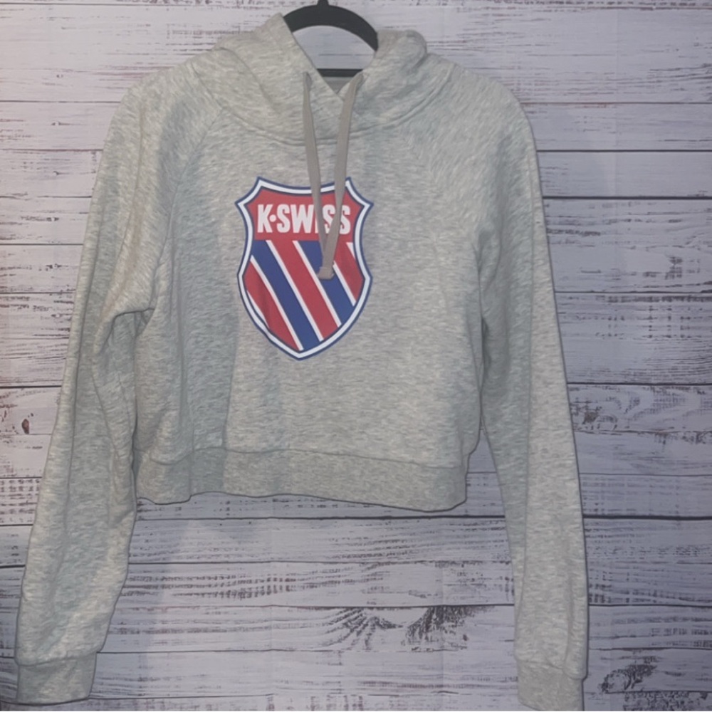 K-Swiss Cropped Hoodie